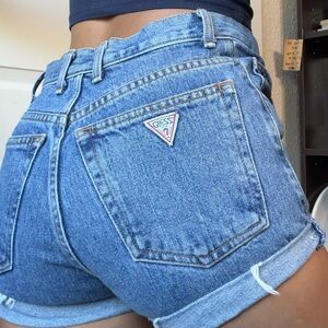 Guess Women's Classic Blue Jean Shorts